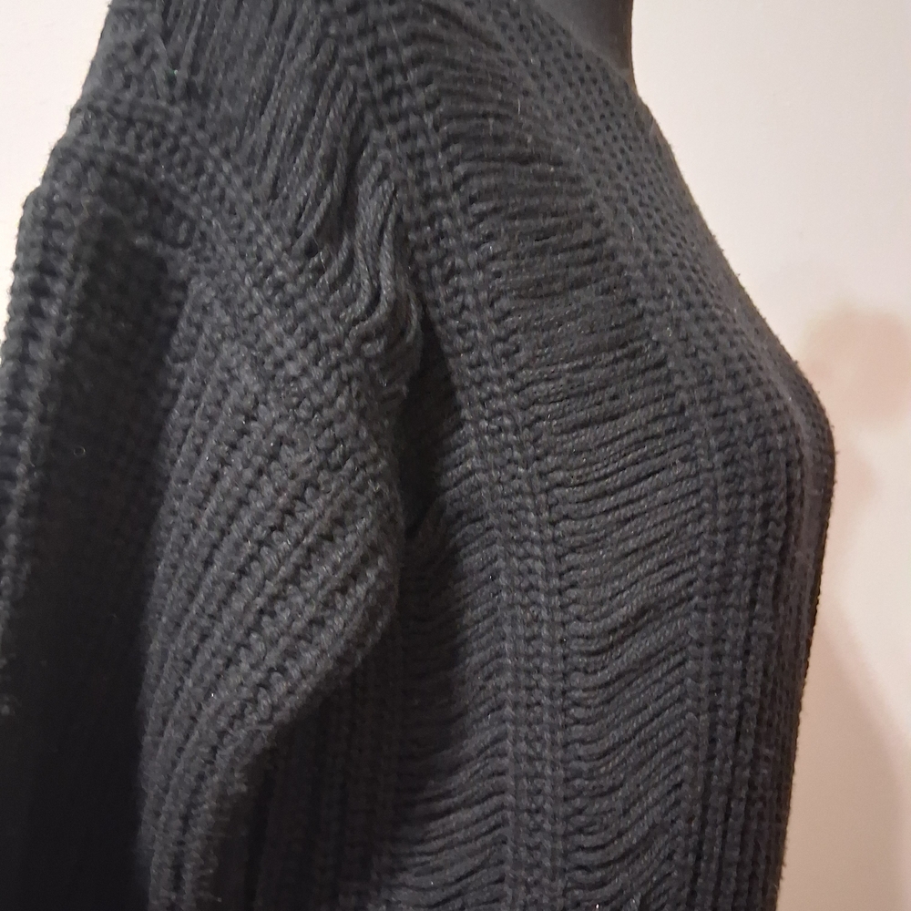 Distressed Ribbed Knit Sweater - Picture 6 of 8